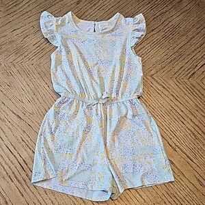 Floral romper size 8 girls